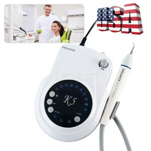 Dental Ultrasonic Scaler Piezo Fiber Optic Handpiece Scaling tips K5 LED