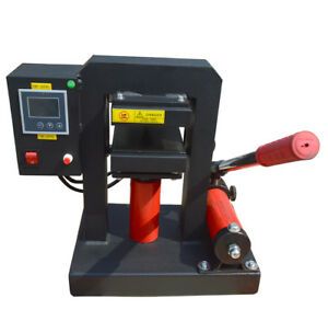 Manual Hydraulic Oil Extract Oil Press Rosin Press 14000 PSI Dual Heating Plate