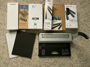 Slaouwo Comb Punching/Binding Machine &amp; Multiple Sizes of Combs