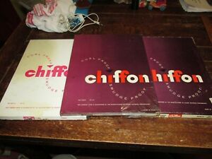 Vintage Chiffon Smudgeproof Carbon Paper 8.5 X 11&#039;&#039;  LOT OF 3 BOXES (ONE SEALED)