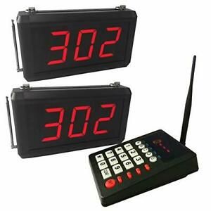 Wireless Queue Calling System Pager - Take A Number System Waiting Number Sys...