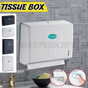 Washroom Bath Paper Towel Dispenser Bathroom Wall Mount Tissue Box Holder Case