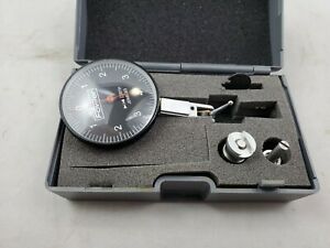 Fowler 0.0001&#034; Jeweled Dial Test Indicator .008&#034; with Attachments 52-563-771