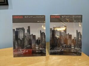 Staples Sign Holder, 8.5&#034; x 11&#034;, Clear Plastic