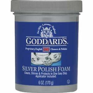 Goddard&#039;s 6 Oz. Long Shine Silver Foam Polish 707085  - 1 Each