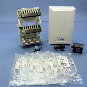 Leviton Premium Multimedia 3x8 Mini Structured Media Panel w/Infrared 47601-B