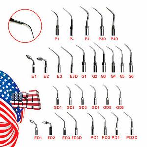 USA 10 pcs Dental Scaler Tip Fit DTE SATELEC EMS WOODECK Handpiece Piezo sxc
