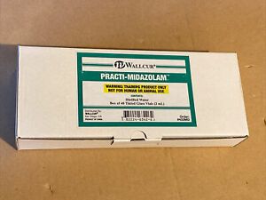 240 Vials - Wallcur Practice-Midazolam Simulation Medication Versed - Demo Dose