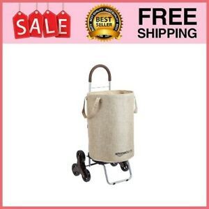 Stair Climber Rolling Laundry Hamper Converts into Dolly 38 inc...