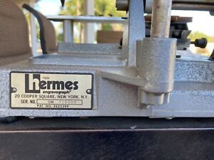 new hermes engraving machine