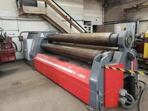 5/8&#034; x 10&#039; Durma HRB-4 3016 CNC 4 Roll Plate Roll, 2012- ESA CNC Control