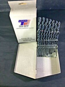 Triumph 99833 1/16&#034;-1/2&#034; Black HSS Twist Drill Bit Set (29-piece)