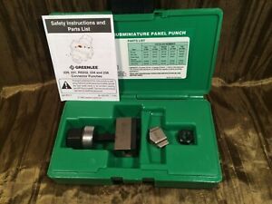 USED GREENLEE 229 9-PIN D-SUBMINIATURE PANEL PUNCH EXCELLENT CONDITION