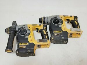 Lot of 2 Dewalt DCH273 20V MAX XR SDS Rotary Hammers for Parts or Repair