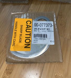 NEW Hobart 00-077373 Slicing Knife, Buffalo Chopper, GENUINE OEM