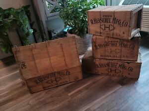 Vintage R. Herschel Manafacturing Company Shipping Boxes