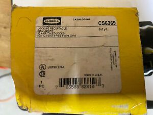 Hubbell Wiring Device-Kellems Cs6369 50A Twist-Lock Receptacle 3P 4W 125/250Vac
