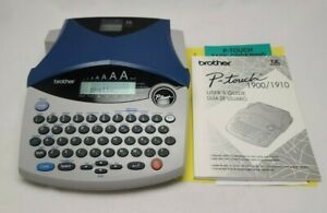 Brother P-touch Label Maker Labeling System 1900/1910 with Manual
