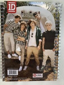 One Direction Boy Band Music Group Mini Spiral Memo pads (2 pack) 6 x 4.25 NEW