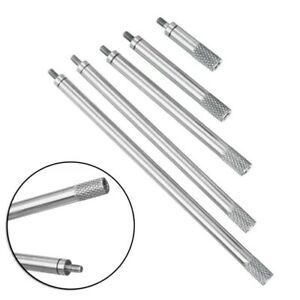 5pcs Dial Digital Indicator Extension Stem Rod Set M2.5 20 40 60 80 100mm Tool