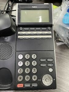 NEC DTL-12D-1 BK TEL DT300 Phone DLV(XD)Z-Y(BK) Black