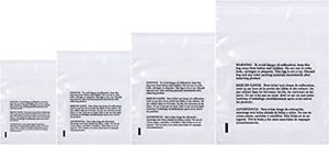 Retail Supply Co Poly Bags with Suffocation Warning 6x9, 8x10, 9x12, 11x14 - of