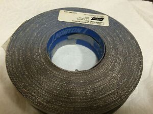 Norton rolls 107677980 1/2&#034; x 25 yds (75&#039;) 43583 grit 100