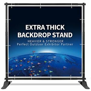 5x7 - 8x10 ft Heavy Duty Backdrop Banner Stand, Thicker Professional 8&#039;x10&#039;