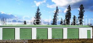 DURO Steel 15x180x8.5 Metal Mini Self Storage Prefabricated Building Kits DiRECT