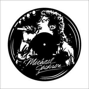 DXF CDR CNC File Plasma Laser Cut - Michael Jackson Clock 6. Cutting File