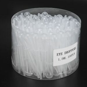 Pipette Transparent Plastic Airbrush Dropper Soft Convinient 1.5ml For Airbrush