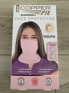 1Pc Copper Fit Face Protectors Youth Mask, 1 Pink,New &amp; Unopened