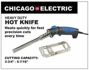130 W Electric Hot Knife Melt Gun Cutter Tool Foam Plastic Nylon Rope 975 deg F