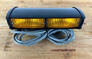 Whelen Dash-Miser HLS-2 12V Amber/Amber Dual Strobe Light Tow Plow Light