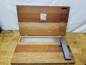 Starrett 12&#034; Precision Machinist Square No 20 With Case