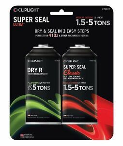 Cliplight Super Seal Ultra HVACR Sealant &amp; Dry R Kit - 979KIT