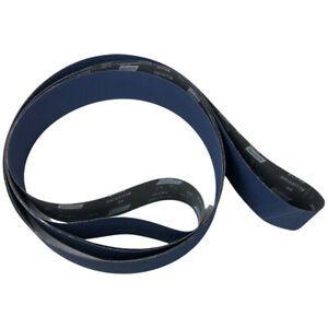 2-Pk Norton 66261182702 Sanding Belt Bluefire R823P 4&#034; x 254&#034; Coated Medium 60G