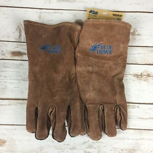 Blue Hawk Welding Gloves Model SGY-Weld6 Brown Leather One Size Fits Most NWT
