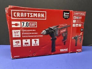 Brand New in box Craftsman 7.0 AMP 1/2&#034; Corded Hammer Drill - P/N: CMED741
