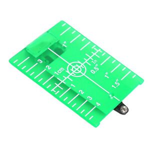 Magnetic Floor Laser Target Plate Card with Stand for Beam Application Green