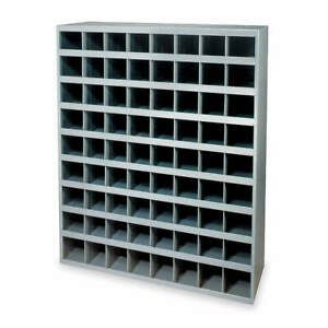 DURHAM MFG 363-95 Bin Unit,72 Bins,33-7/8 x 12 x 42 In.