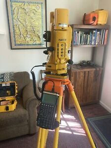 Topcon GTS-3D Total Station and HP 48GX Bundle - Topcon Survey Card - See photos