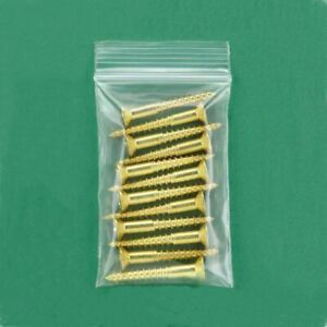2000 Bags 2x3 Zip Lock Zipper Plastic Bags 2&#034; x 3&#034; 2 MIL Reclosable Poly Clear