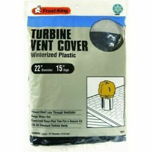Frost King Winterized Plastic Turbine Vent Cover, Fits average size WHIRLY BIRD