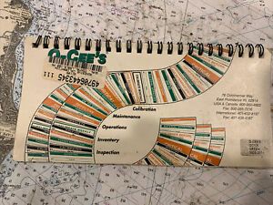 Q-CEE&#039;S CALIBRATION LABELS PARTIAL BOOKLET. Green.