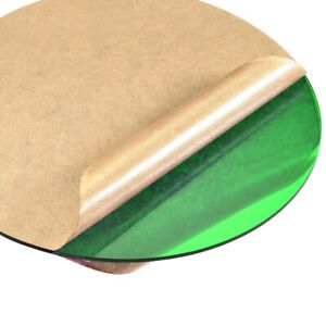 Acrylic Sheet Circle Round Disc,Green,Translucent,0.08 x 2.36inch