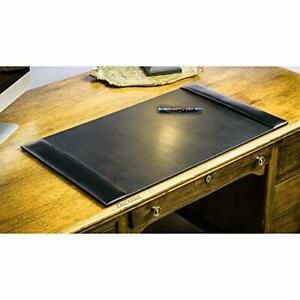 Black 30&#034; x 18&#034; Desk Pad/Desk Mat/Desk Protector Bonded Leather
