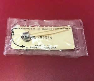 MOTOROLA 2N3244 Bipolar Transistors - BJT PNP 40Vcbo 40Vceo 5.0V TO-5 (1PC)