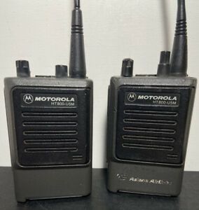Motorola HT800 walkie talkie lot 2-way radio Charger Belt Clips antenna u5M
