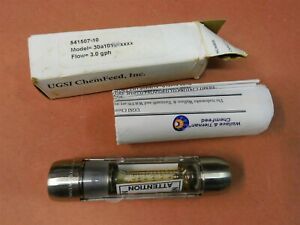 Wallace Tiernan Chemfeed USGI 541507-10 30A101SLXXXX 3.0 gpm Purge Flowmeter